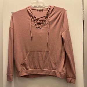 Pink Republic long sleeve mauve hoodie. Size M